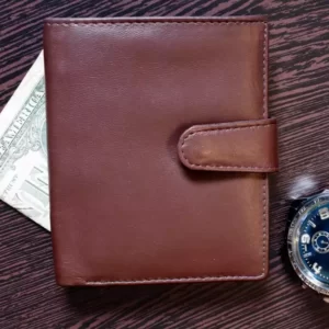 Note Case Wallet with closure | Brown