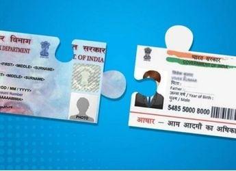 Pan aadhar card link