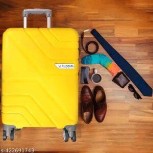 Small Cabin & Check-in Luggage (57 cm) 8 Wheels Spinner Yellow